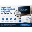 Kako pronaći odgovarajući daljinski za Adler TV