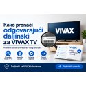 Kako pronaći odgovarajući daljinski za Vivax TV