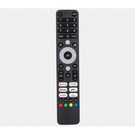 Daljinski upravljač za VOX VIDAA Smart TV sa tasterima za Netflix i YouTube